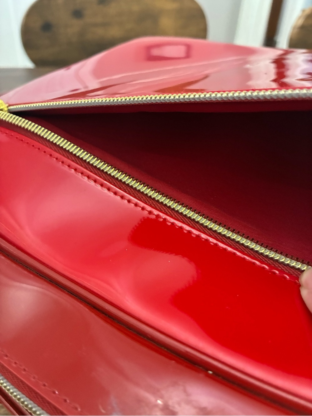 Estée Lauder Red Cosmetic Travel Bag - Picture 9 of 15